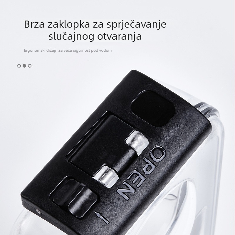 Vodootporno kućište za DJI Osmo 360 panoramsku kameru | PC + kaljeno staklo, prozirni PC + 316 nerđavnog čelika kućište, prilagođavanje logotipa, Kompatibilno s Osmo 360