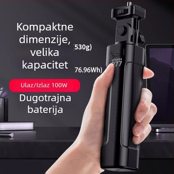 Liadi P77 baterija-držač za kameru s rasvjetom – ručni nosač, aluminijska legura