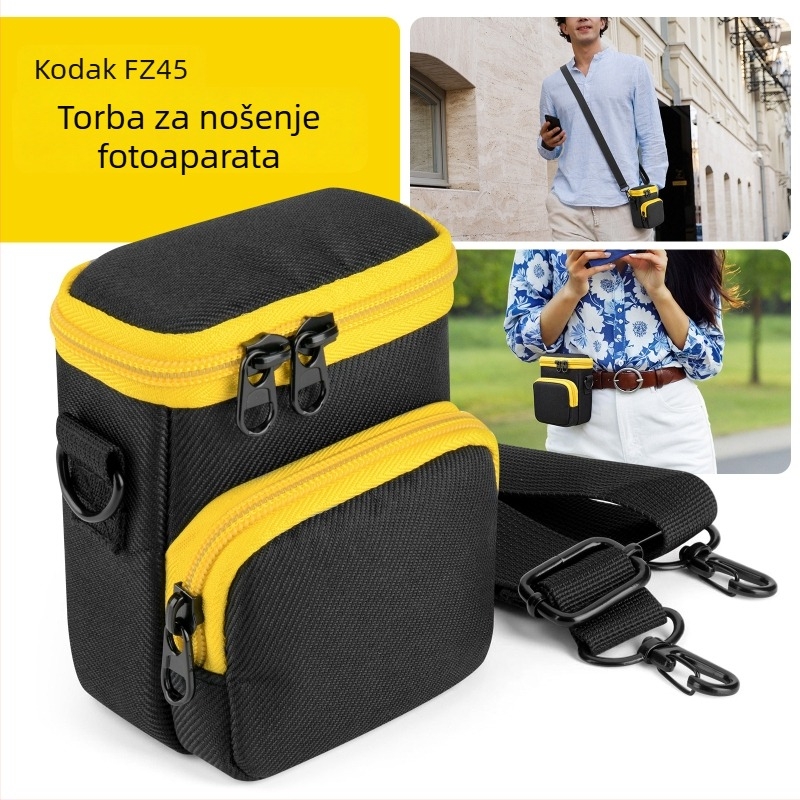 Coslinson torbica za pohranu za Kodak PixPro FZ55/FZ45/FZ53 i druge digitalne fotoaparate – prijenosno pohranjivanje s najlonskim zatvaračem