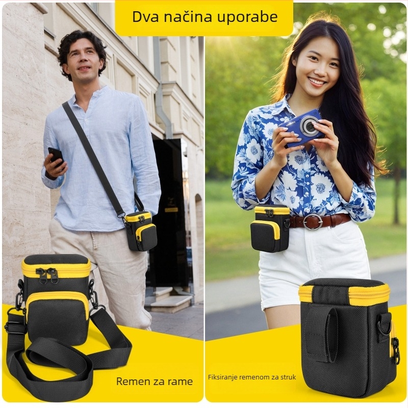 Coslinson torbica za pohranu za Kodak PixPro FZ55/FZ45/FZ53 i druge digitalne fotoaparate – prijenosno pohranjivanje s najlonskim zatvaračem
