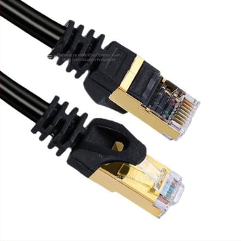 CAT7 Ethernet kabel, 8-žilni, 20 Gbps, -15 do 65°C, nategovacia čvrstoća 1000 N, tlačna čvrstoća 250P