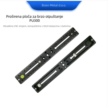 Ploča za brzo oslobađanje kompatibilna sa SLR, aluminijska legura, nosivost 6–10 kg, težina 0,25 kg