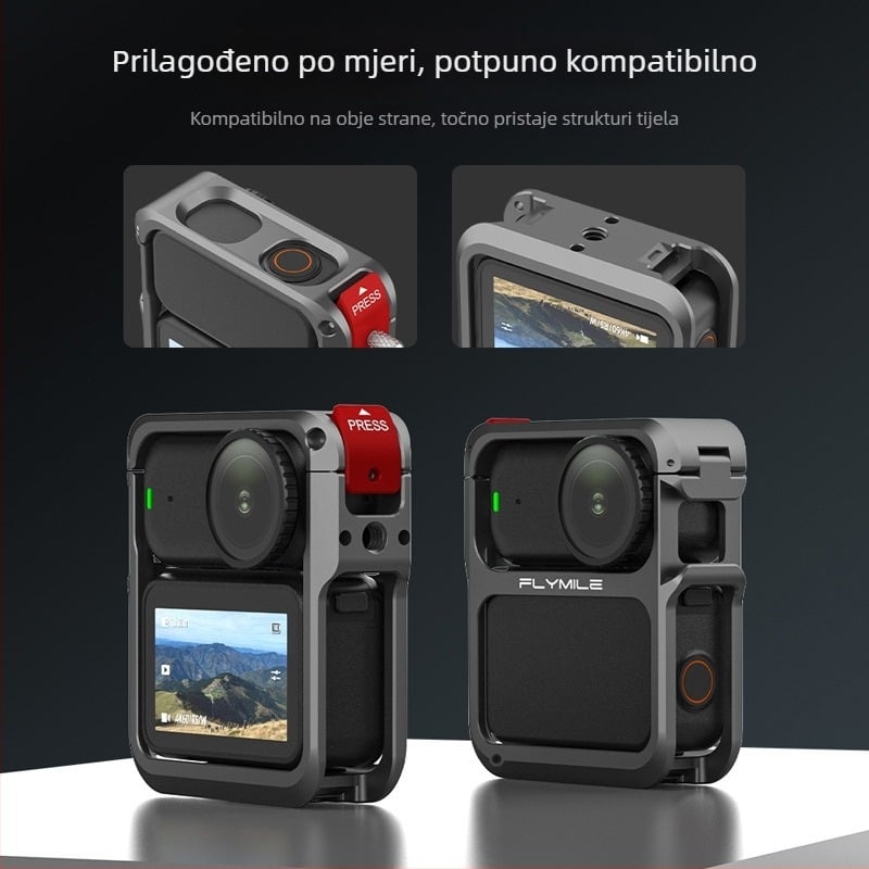 Flymile Zaštitni okvir za DJI Osmo Nano — Metalni kavez, Prošireni okvir, Zaštitna kućišta