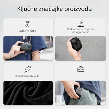 Flymile Futrola za Insta360 Go Ultra – kompaktna futrola za glavnu jedinicu i dodatke (Marka: Flymile; Kompatibilnost: Insta360 Go Ultra; Tip: Futrola; Svrha: Skladištenje)