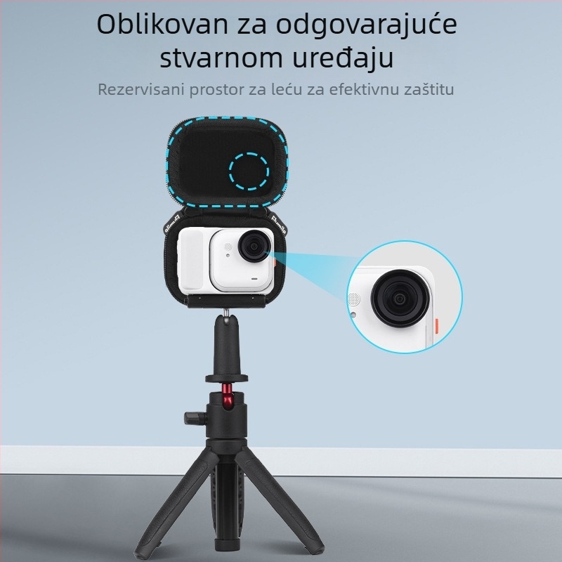 Flymile Futrola za Insta360 Go Ultra – kompaktna futrola za glavnu jedinicu i dodatke (Marka: Flymile; Kompatibilnost: Insta360 Go Ultra; Tip: Futrola; Svrha: Skladištenje)