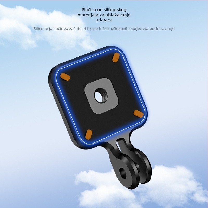 Flymile Insta360 Go Ultra magnetska brza otpuštajuća stražnja ploča s proširnim držačem za sportsku kameru