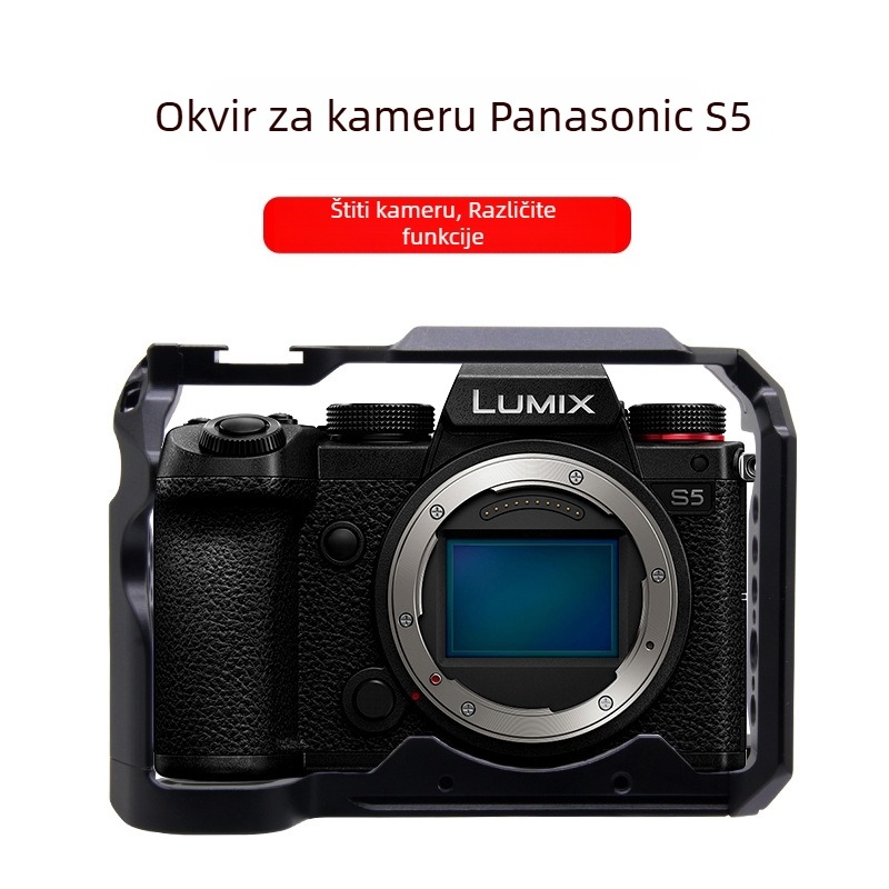 Kamera kavez za Panasonic Lumix S5 – aluminijska legura, nosivost 6–10 kg, masa 0,195 kg