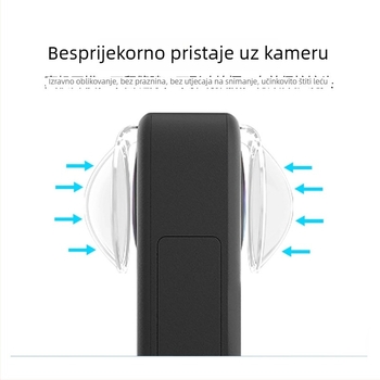 Set zaštitnog pokrova leće za DJI Osmo 360 (Model: O360 accessories; Uključuje: 2 zaštitna pokrivala za leću, 2 pamučna jastučića)