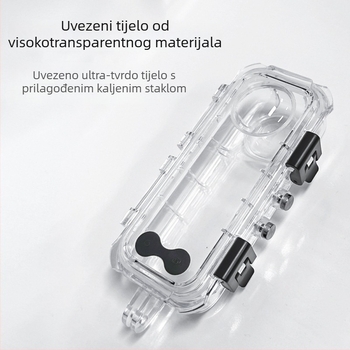Vodootporna kućišta za Insta360 X4/X5 – dubina 60 m, PC materijal, uključuje kućište, bazu i vijce