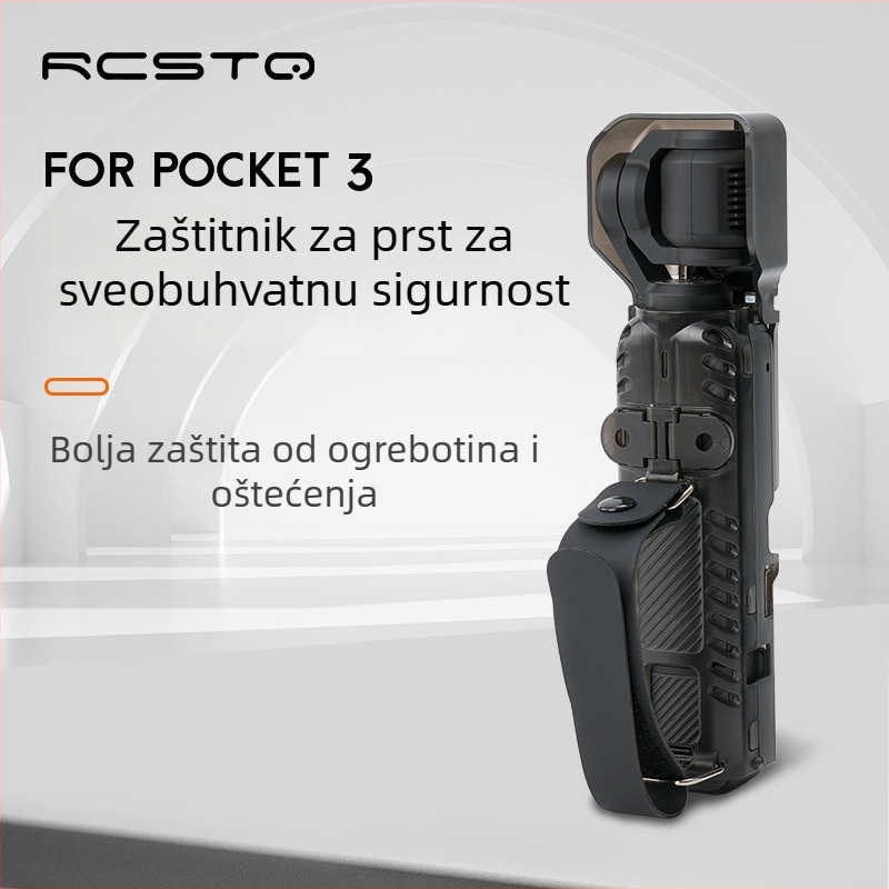 Silikonsko zaštitno kućište za Osmo Pocket 3 (POCKET 3) – RCSTQ, uključuje zaštitni poklopac i remen