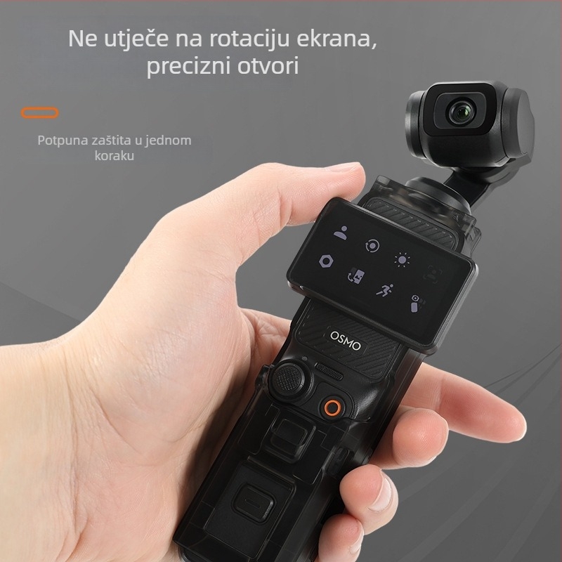 Silikonsko zaštitno kućište za Osmo Pocket 3 (POCKET 3) – RCSTQ, uključuje zaštitni poklopac i remen