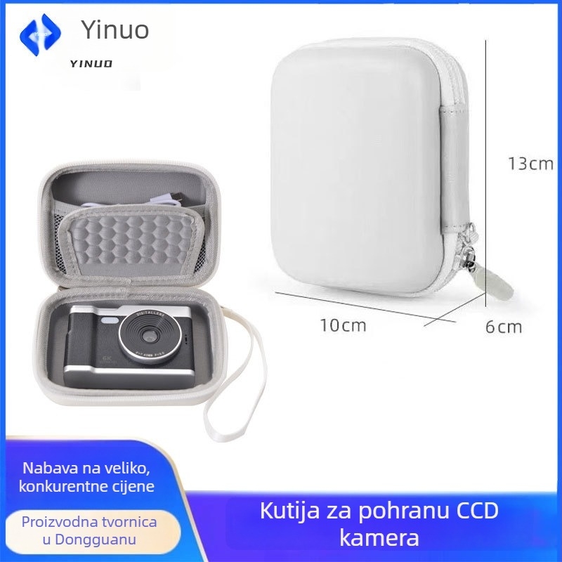 Prijenosna EVA torbica za kameru – ultra lagana, otporna na udarce, PU podloga, stil clutch, unisex, ljeto 2023