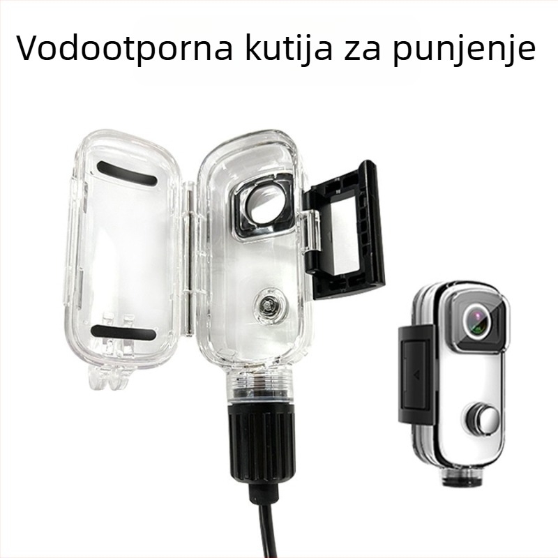 SJCAM C100 vodootporan okvir za punjenje s bočnim punjenjem i snimanjem | ABS materijal, USB punjenje, kompatibilan s C100