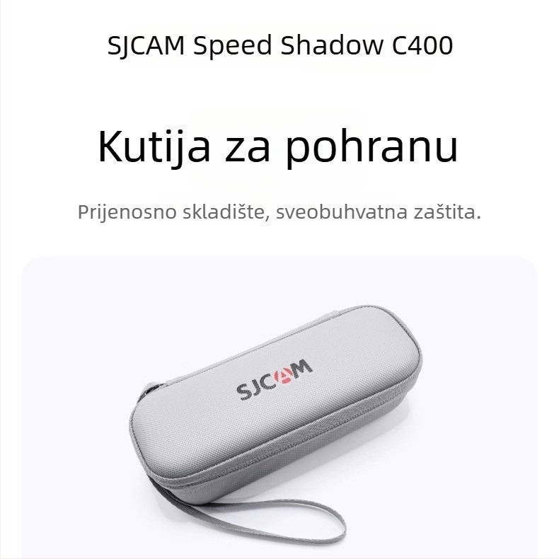 SJCAM C400 Kamera — tvrdo kućište za nošenje, vodootporno, otporno na padove, EVA zaštita