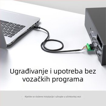 Juxin Kontrolna linija RJ45 na 8P8C kabel za RS232/485 debugging, uvijeni par