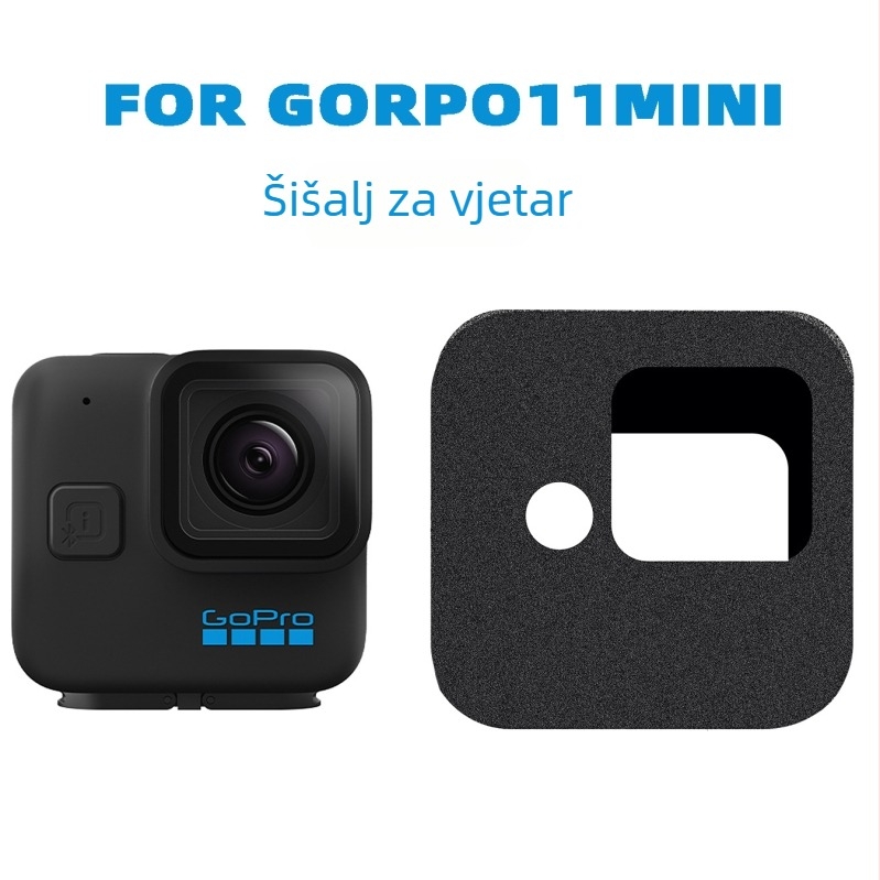 Kakco AD919H navlaka od spužve za smanjenje šuma pri vjetru za GoPro Hero 11 Mini, uvozna pamuk