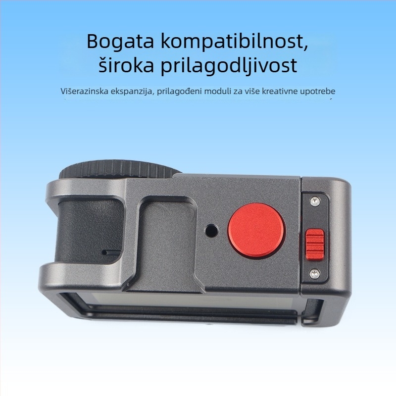 DJI Action6 magnetski aluminijski okvir s brzim otpuštanjem, lagana konstrukcija i zaštita od padova