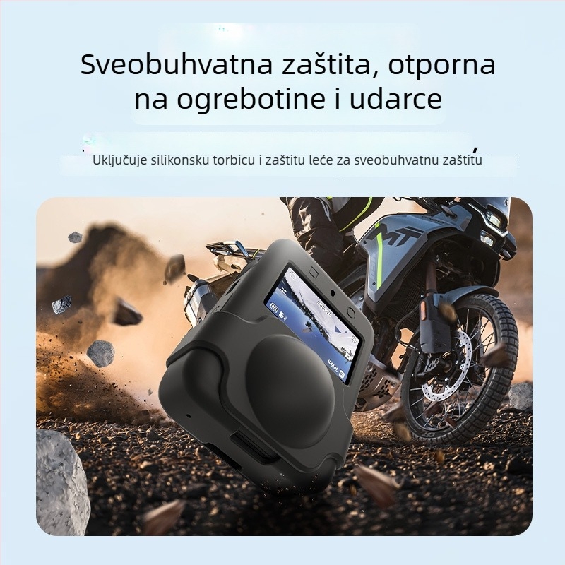 Silikonska zaštitna futrola za Osmo Action5 Pro — futrola od silikona s mogućnošću tiskanja logotipa; Kompatibilnost: Osmo Action5 Pro; Materijal: silikon; Model: Silicone sleeve