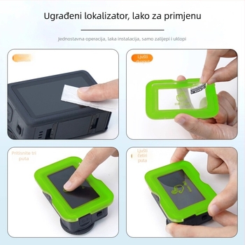 Set zaštitnih filmova za objektiv i zaslon za DJI Action 6 – Model: Positioning tempered film, Materijal: Tempered film