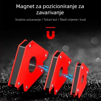 Magnetski držač za zavarivanje pod pravim kutom — kućna uporaba, lokator i alat za fiksiranje zavarivanja
