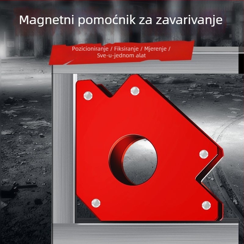 Magnetski držač za zavarivanje pod pravim kutom — kućna uporaba, lokator i alat za fiksiranje zavarivanja