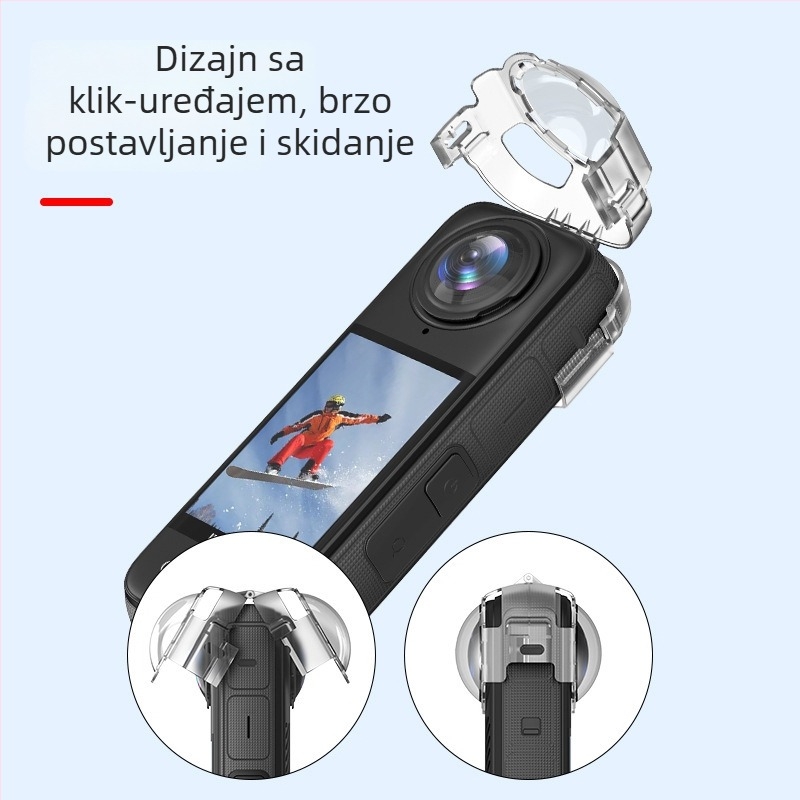 Poklopac za objektiv Insta360 X4 – PC, 20 g, uključuje 1 kapicu