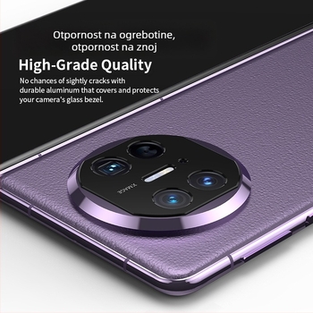Zaštitni pokrov za objektiv kamere od aluminijske legure – mat završna obrada, otporan na udarce i padove, za Huawei