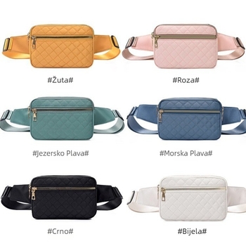 Torba za prsa, gradski stil jednostavnosti, otporan materijal, zatvarač, podstava od poliestera, unutarnji džep za identifikaciju