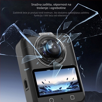 DJI Osmo 360 Panoramska Kamera: Zaštitni objektiv protiv zamagljivanja, Poklopac za prašinu i futrola za padove – OEM marka, Spot roba, Licencirane privatne marke: Da