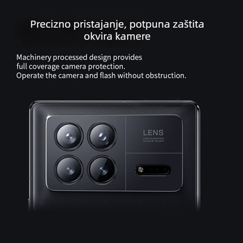 Aluminijski prsten objektiva za Xiaomi Mix Fold 3 – zaštita kamere, mat završetak, otpornost na padove