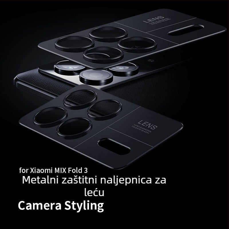 Aluminijski prsten objektiva za Xiaomi Mix Fold 3 – zaštita kamere, mat završetak, otpornost na padove