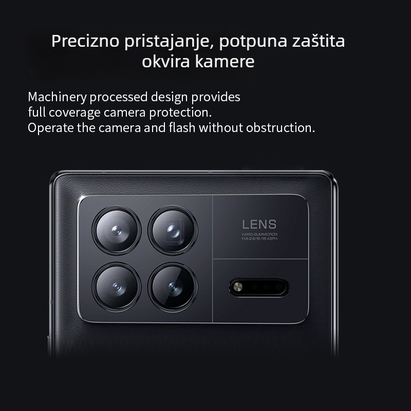Aluminijski prsten objektiva za Xiaomi Mix Fold 3 – zaštita kamere, mat završetak, otpornost na padove