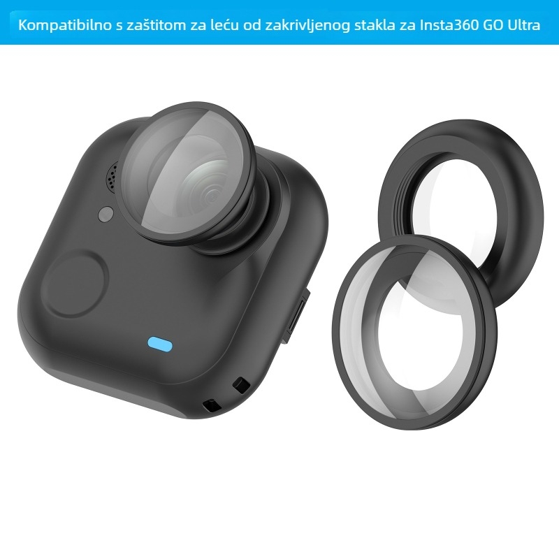 Zaštita leće Insta360 Go Ultra – Zakrivljeno staklo, Višestruki UV premaz, Aifeik