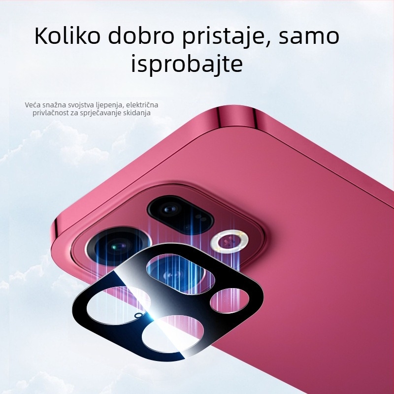 Zaštitni film za objektiv kamere Oppo Find X9 / Find X9 Pro – puna zaštita, Asahi staklo, lasersko graviranje, branda Double Gull