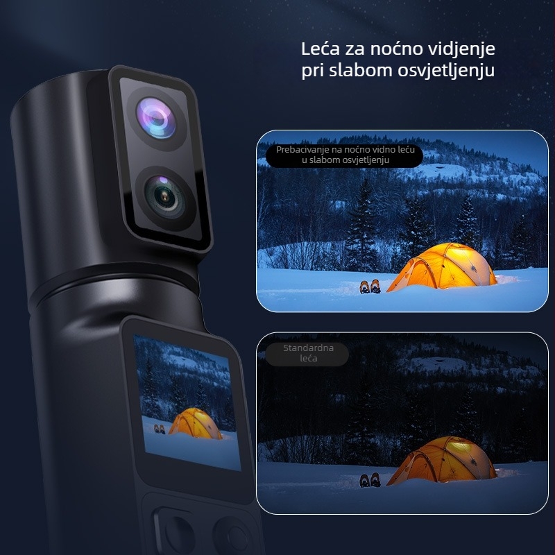 M103 Ručna akcijska kamera – senzor 50 MP, 2'' LCD, TF kartica, ABS kućište, 7-sat baterija