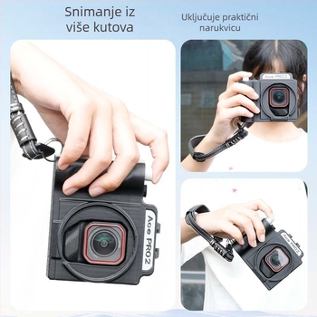 Držač s gumbom za fotografiju za Insta360 Ace Pro 2 s UV lećom – Strange Leaves