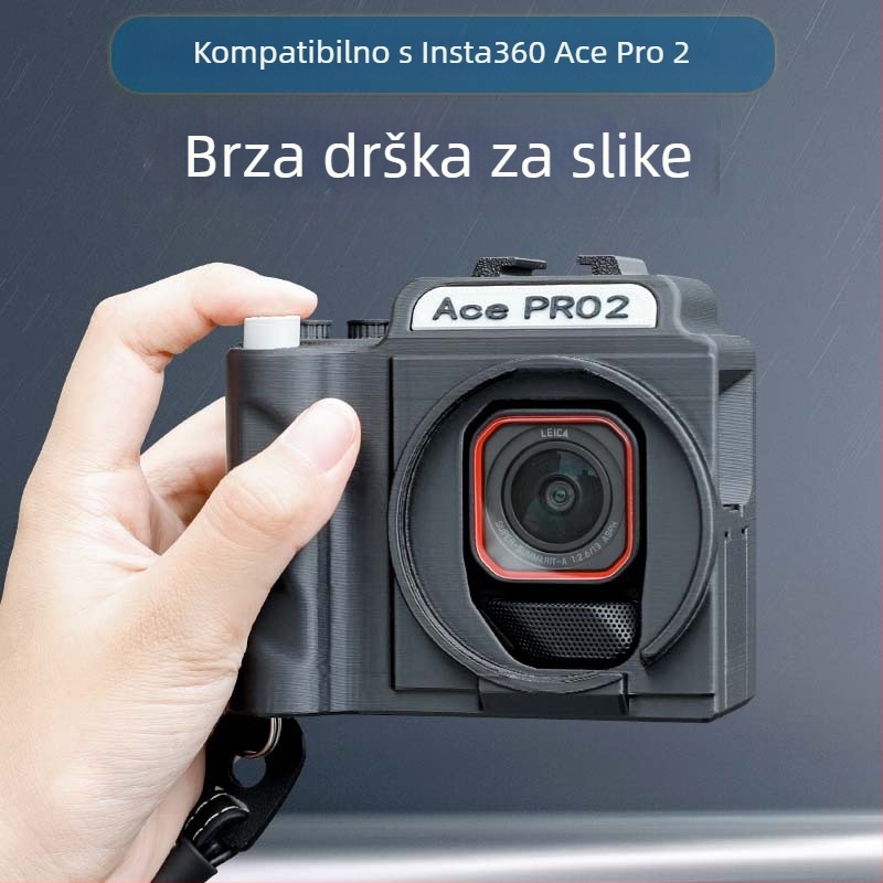 Držač s gumbom za fotografiju za Insta360 Ace Pro 2 s UV lećom – Strange Leaves
