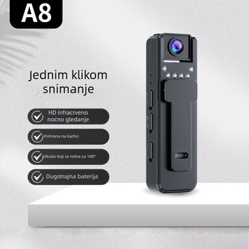 DENUOXIN A8 HD akcijska kamera i rekordér; za off-road, stazu i putovanja motociklom; senzor 1 MP • SD kartično skladištenje • ABS kućište • trajanje baterije 1 sat • jednokamerni dizajn