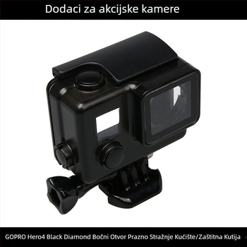 GoPro zaštitni stražnji poklopac za 3+/4, PC materijal, model Black King Kong, bočno otvarajuće podvodno kućište