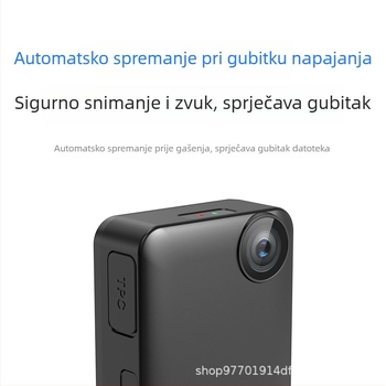 Telesna policijska kamera za nošenje s infracrvenim noćnim vidom, audio-video snimanje, na prsima (10× optički zum, CMOS senzor, 1080p, 1.5 inch LCD, stereo mikrofon)