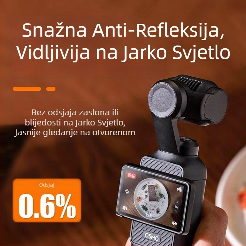 Sincerity DJI Pocket 3 AR zaštitni film – visokodifuzni zaštitni film za zaslon i leću, porijeklo Dongguan, obrada površine