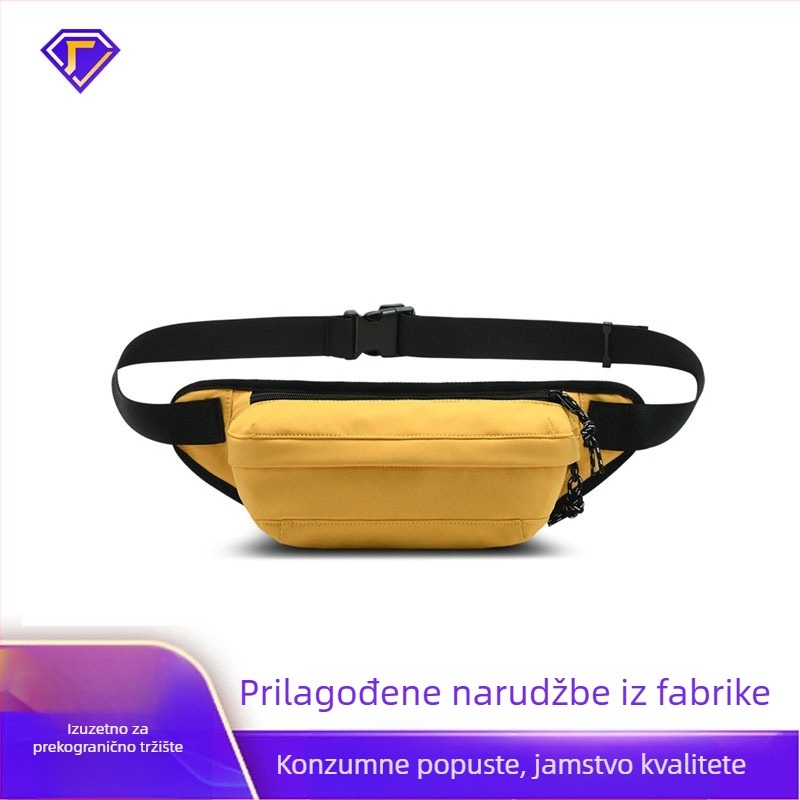 Sportska torbica za struk, unisex, za vanjske treninge i trčanje (poliester; prozračna; smanjenje opterećenja)