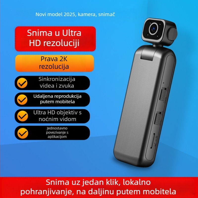 AG13 4G Vanjska prijenosna kamera s Wi‑Fi daljinskim nadzorom, 140° širokokutni vid, TF kartica, trajanje baterije 8 h
