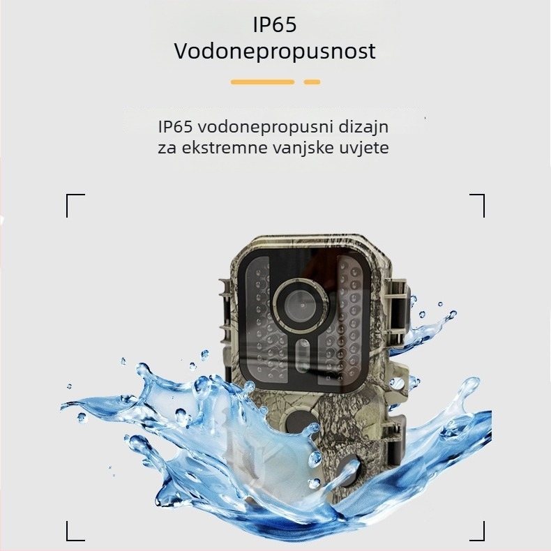 Vanjska infracrvena lovna kamera, model H2o, 16 MP, TF kartica do 128 GB, 2,0-inčni LCD, trajanje baterije 10 h