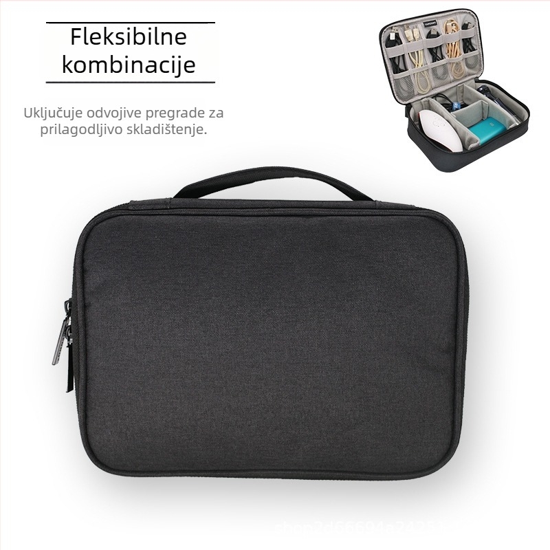 CARENNO HP-20 Torba za pohranu digitalnih dodataka - oblik torbe, poliester, za pohranu na putovanjima, na stolu i u spavaćoj sobi (HP-20; Materijal: Poliester; Oblik: Torba; Funkcija: Pohrana; Lokacije pohrane: Putovanja, Radni stol, Spavaća soba)