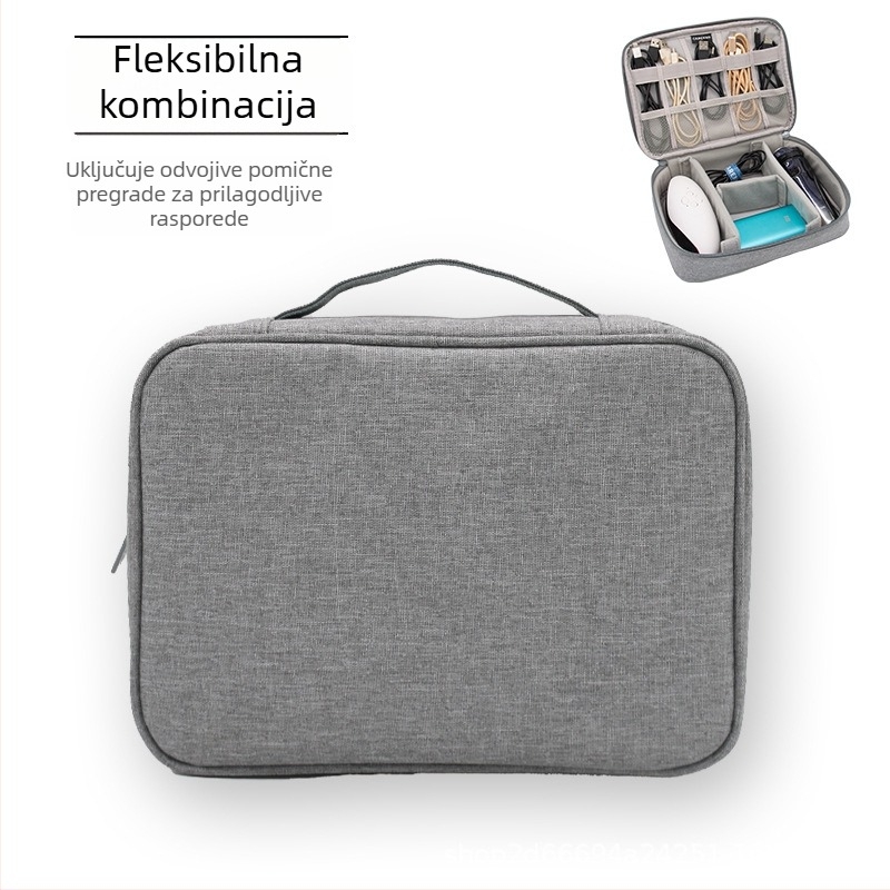CARENNO HP-20 Torba za pohranu digitalnih dodataka - oblik torbe, poliester, za pohranu na putovanjima, na stolu i u spavaćoj sobi (HP-20; Materijal: Poliester; Oblik: Torba; Funkcija: Pohrana; Lokacije pohrane: Putovanja, Radni stol, Spavaća soba)