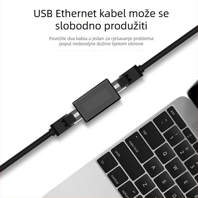 RJ45 mrežni konektor R-101 – bakar, duljina 0,3 m, dvostruka glava, visoka brzina, OEM mogućnost
