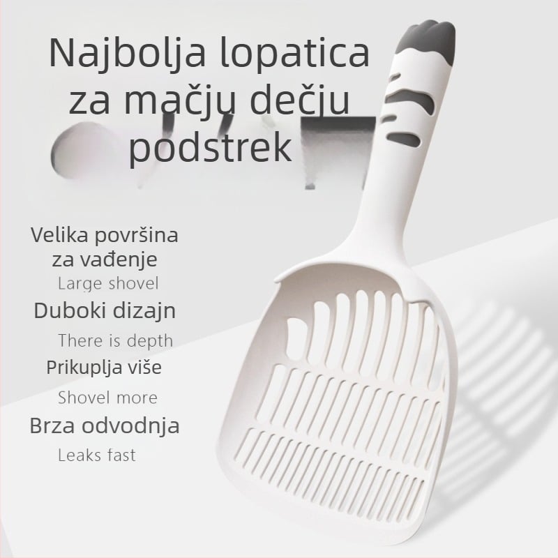 Lopata za mačji steljak – PP materijal; za mačke; bez marke; bez uvoza; nije dar