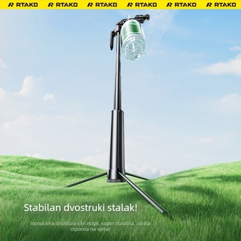 Ruitak pametan stalak s praćenjem lica za live streaming, stabilizacija protiv podrhtavanja, rasvjeta i Bluetooth daljinski upravljač