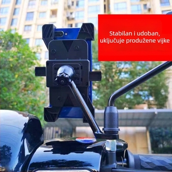 Držač za telefon za električna vozila, za dostavljače, navigaciju, otporan na udarce (Napon: 220V; Marka: Unique; Kategorija proizvoda: Ostalo; Materijal: Ostalo)